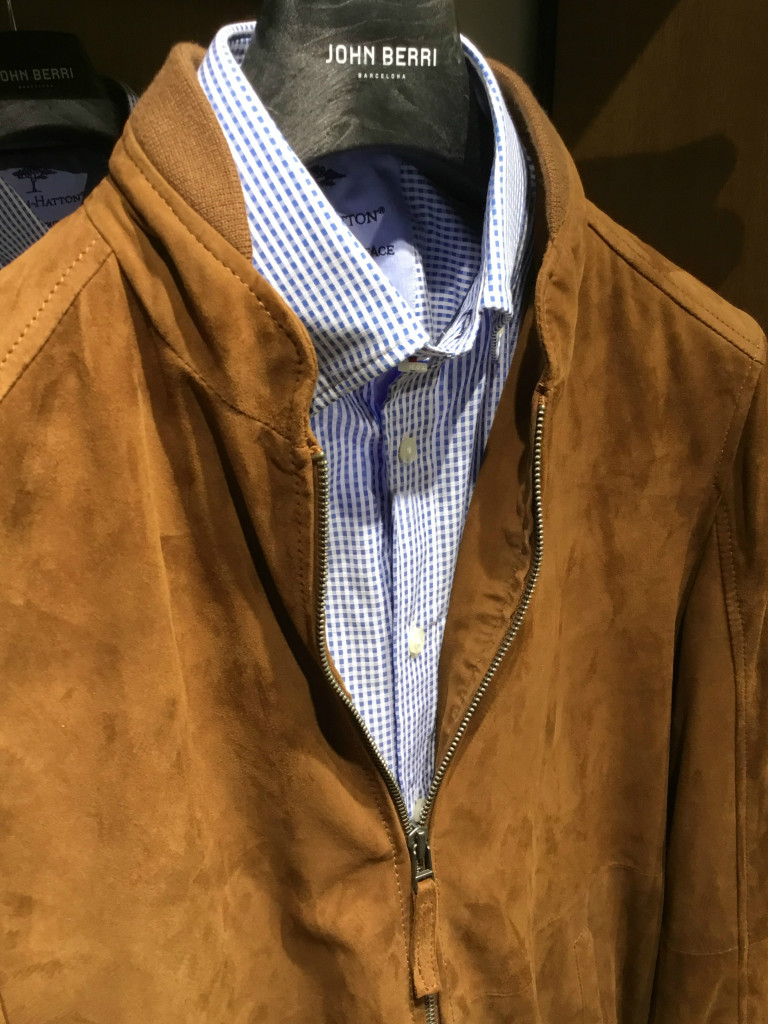 cazadora marron napa