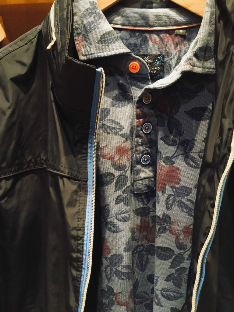 polo estampado hombre